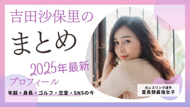 吉田沙保里プロフィール１
