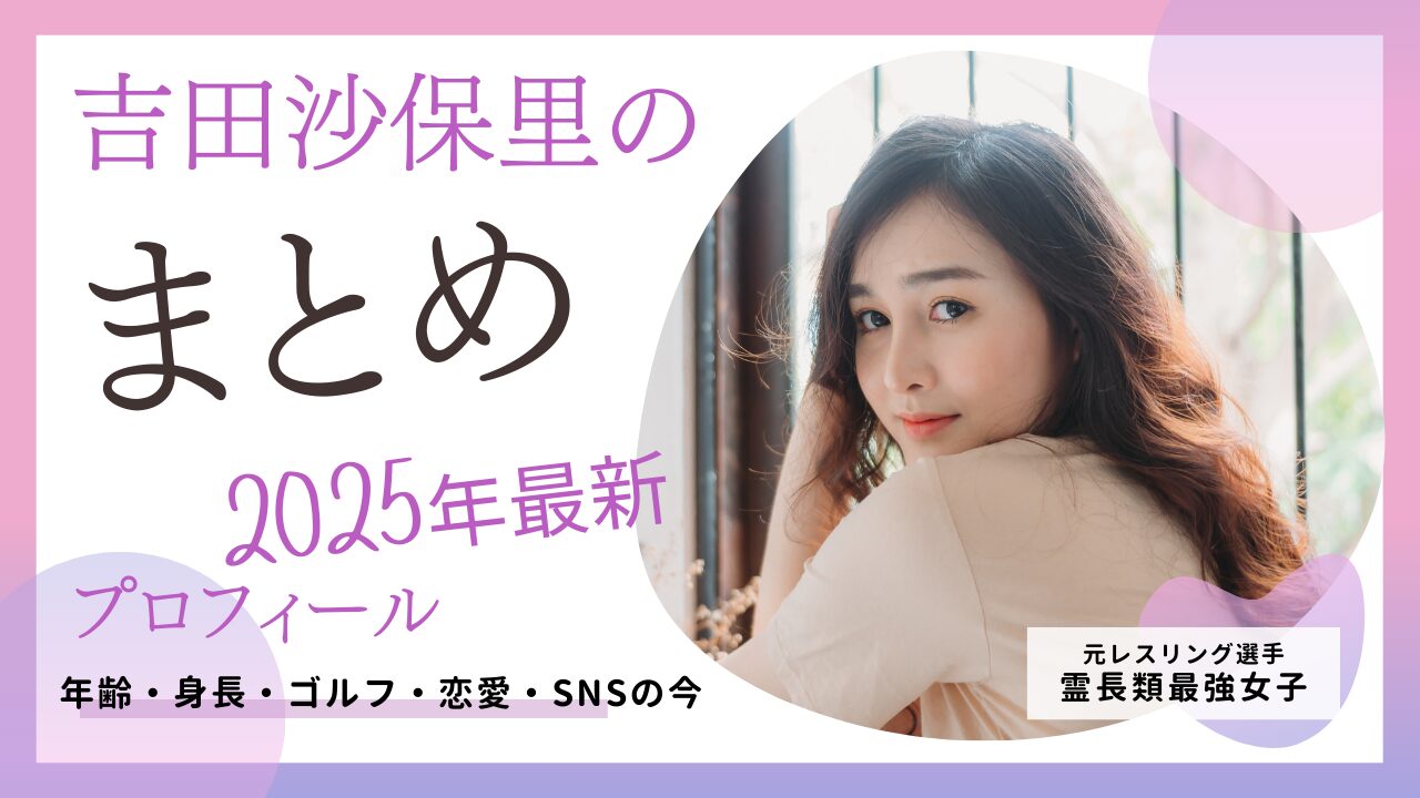 吉田沙保里プロフィール1
